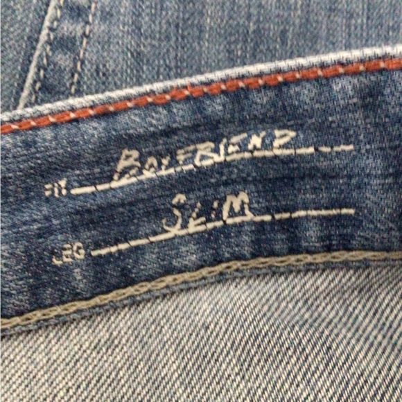 EDDIE BAUER Blue Medium-Wash Boyfriend Slim Jeans - Woman US 4 - Picture 5 of 6